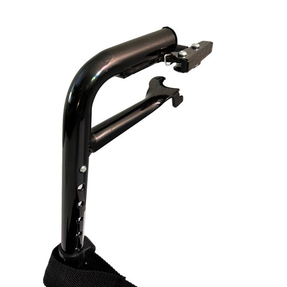 Right Invacare Foot Rest Hemi Spacing With Heel Loops - Picture 2 of 4